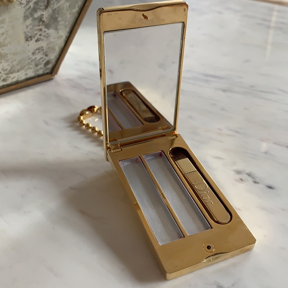 Dior gold & crystal “Sparkling” dog tag - Picture 7 of 15